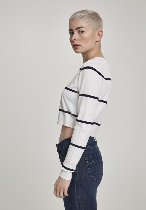 Immagine prodotto Urban Classics Maglione corto a righe da donna (XL)