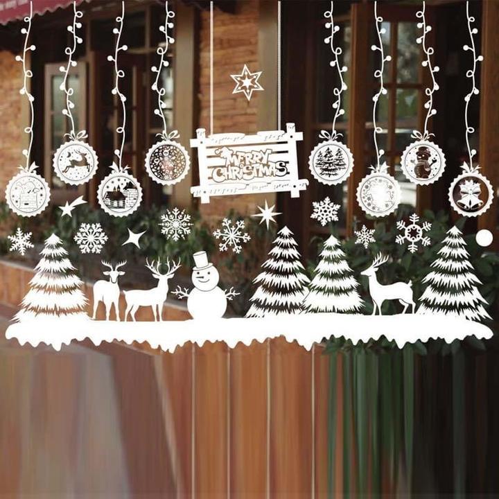 Produktbild Cover-Discount Wand Sticker Tattoo Christmas Winterlandschaft
