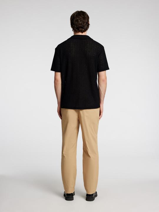 Actual product image Selected Homme Jacquard Strick Kurzarmhemd (XXL)