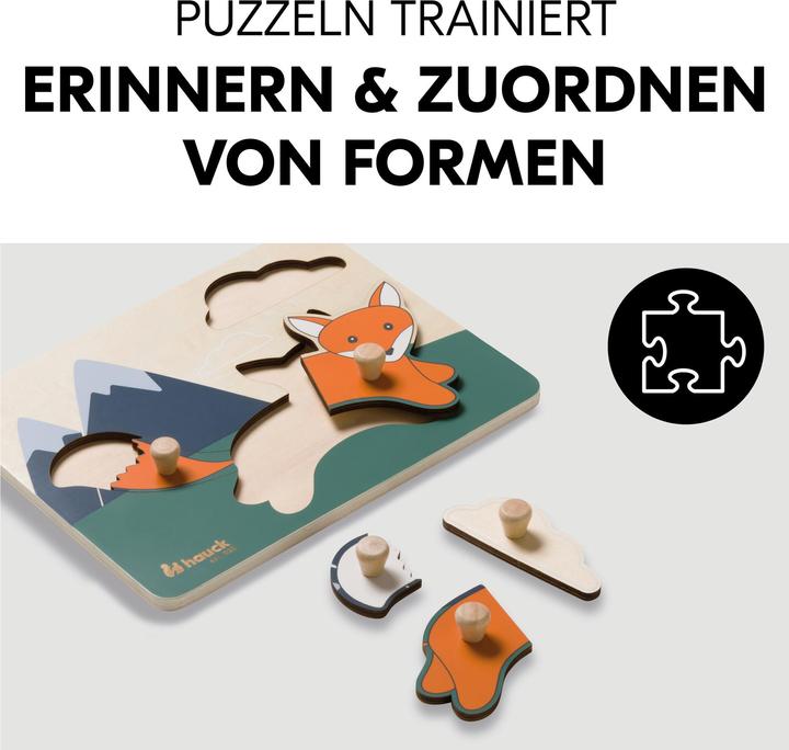 Actual product image Hauck Puzzle N Sort Fox