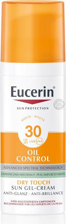 Eucerin SUN Face Oil Control Gel-Creme LSF 30 (Sonnencreme Gesicht, SPF 30, 50 ml, 98.20 g)
