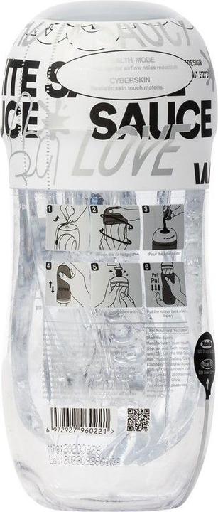 Actual product image Sauce Masturbation Cup - White