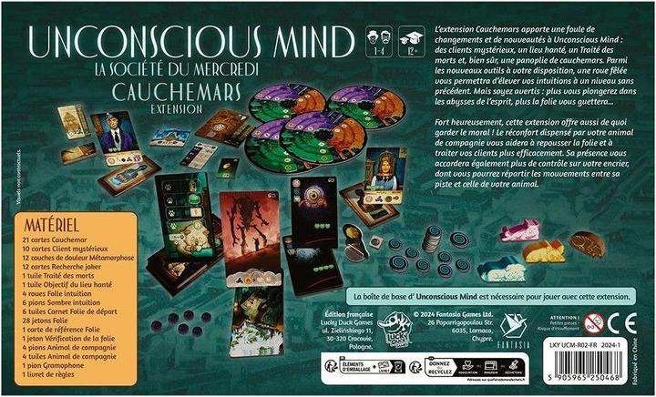 Image du produit Unconscious Mind : La Société du Mercredi - Extension Cauchemars (Français)