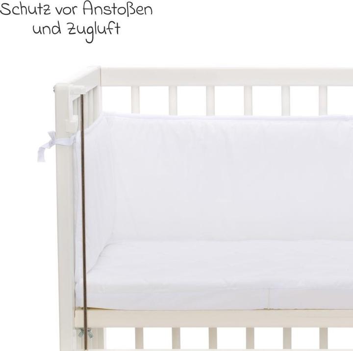 Produktbild Fillikid Babynestchen & Bettschlangen Nestchen für Beistellbett Nino 175 cm - Weiss