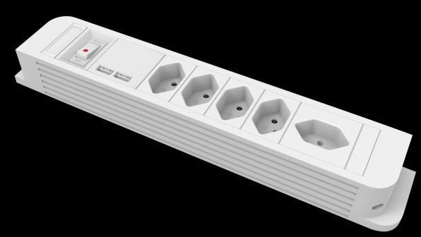 Immagine prodotto Schönenberger Striscia di presa (5 x, USB-A, Tipo 13, 1.50 m)