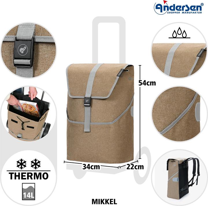 Produktbild Andersen Scala Shopper Plus Mikkel Einkaufstrolley 54 cm