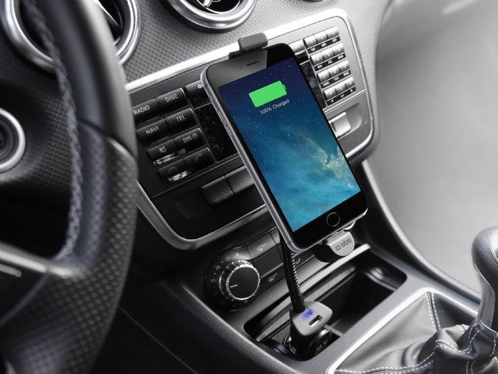 Image du produit SBS Support voiture avec prise flash et port USB pour iPhone jusqu'à 5,5Inc