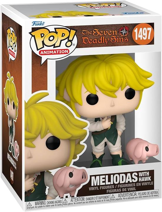Image du produit Funko POP! The Seven Deadly Sins Meliodas with Hawk
