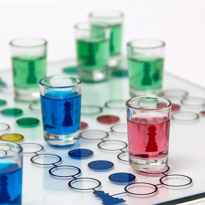 Produktbild Relaxdays Drinking Ludo Spiel