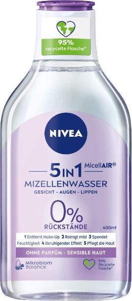 NIVEA Mizellenflüssigkeit zum Entfernen von Make -up, 400 ml (400 ml)