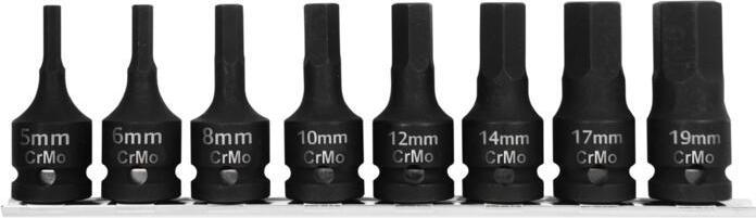 Actual product image Proline There are 8 Bitons in the set. one stroke. 1/2" hexagon 5-19 mm (1/2")