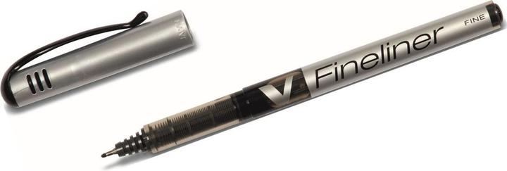 Actual product image Pilot Fibre-tip pen V Fineliner, black (Black, 1 x)
