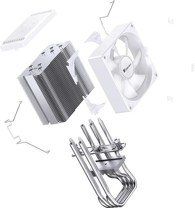 Actual product image Jonsbo CR-1400 EVO ARGB CPU Cooler - white (130 mm)