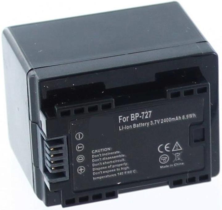 Produktbild AGI Akku kompatibel mit Canon LEGRIA HF R606 - Akku - 2.400 mAh (Kamera Akku)