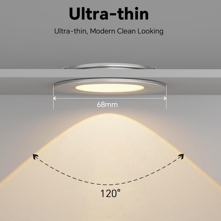 Actual product image Acegoo 4 x LED-Einbaustrahler (215 lm)