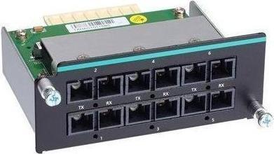 Produktbild Moxa IM-6700A-6SSC - Fast Ethernet-Modul mit 6 Singlemode-100BaseFX-Ports mit SC-Anschlüssen (6 Ports)