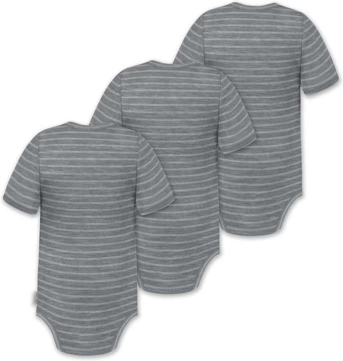 Produktbild Normani 3er Set Baby Merino Kurzarmbody „Tihoi" - 9311 (92)