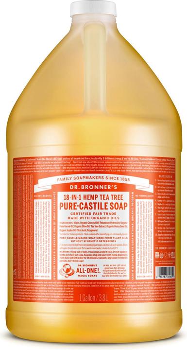 Image du produit Dr. Bronner's 18-IN-1 Arbre à thé (Savon liquide, 3800 ml)