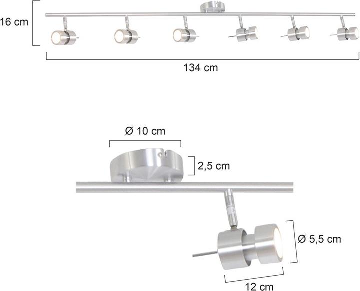 Produktbild Steinhauer Natasja (480 lm, GU10)