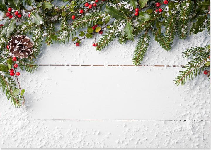 Produktbild Trendform Papiertischset White Christmas (48 Stk., 42 x 30 cm)