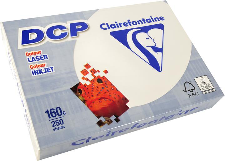Produktbild Clairefontaine Laser- /Inkjetpapier DCP A4 210x297mm 160g/qm elfenbein VE=250 Blatt (160 g/m², 500 x, A4)