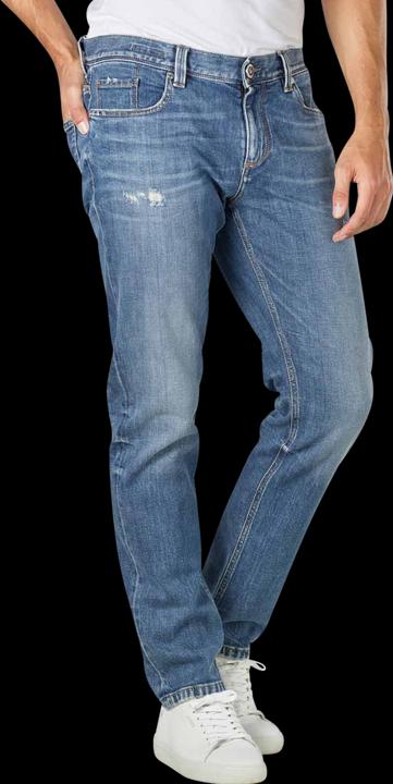 Actual product image Alberto Organic Premium Pipe Jeans Regular Slim Fit Blue (W30/L30)