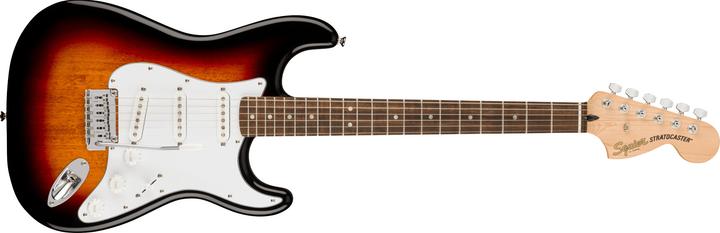 Actual product image Squier Affinity Series Stratocaster IL 3-Colour Sunburst electric guitar (Electric guitar, Poplar)