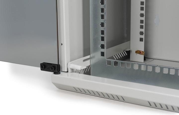 Actual product image Digitus Combi Wall Mounting Cabinet 254 mm (10") and 482.6 (19") mm (5.71 RU, 10 inch rack)