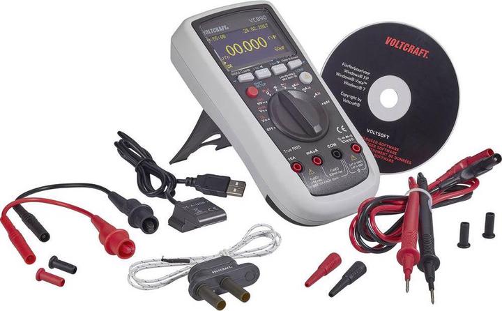 Produktbild Voltcraft Hand Multimeter Digital VC890 OLED ISO kalibriert (CAT IV 600V, CAT III 1000V)