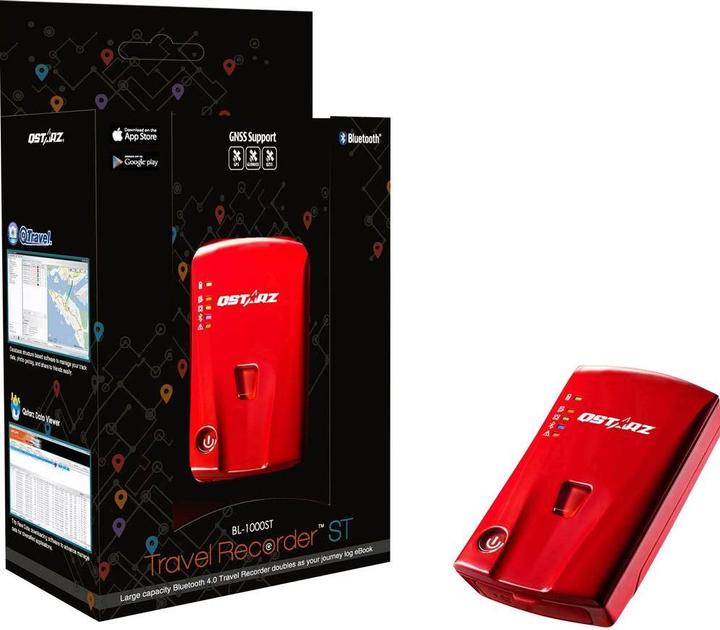 Actual product image Qstarz Travel Recorder ST GPS Logger