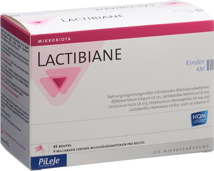 Actual product image Lactibiane Children 4M (45 Piece, Beutel, 109 g)