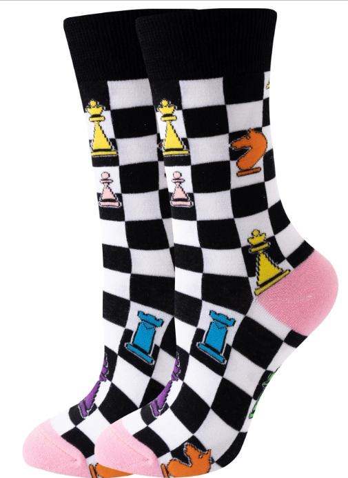 Musthaves Socken Grösse 36 - 43 cm - Schach (36 - 43)