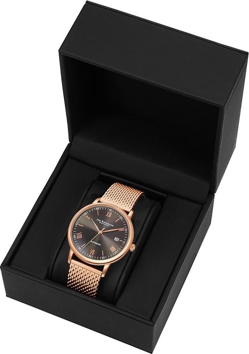 Immagine prodotto John Rothmann Orologio automatico da uomo Friedrich in acciaio inox oro rosa - 26875 (Orologio da polso analogico, 38.50 mm)