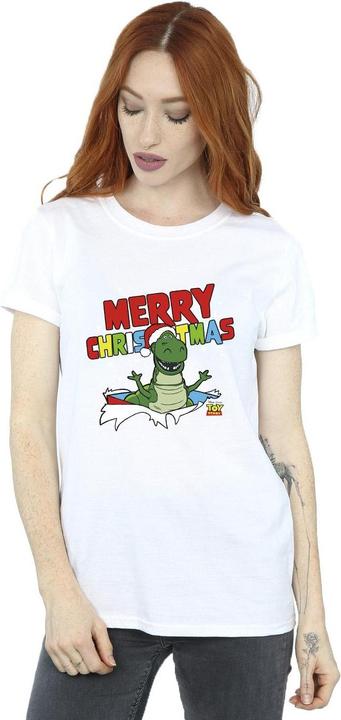 Disney Toy Story Rex Christmas Burst TShirt (S)