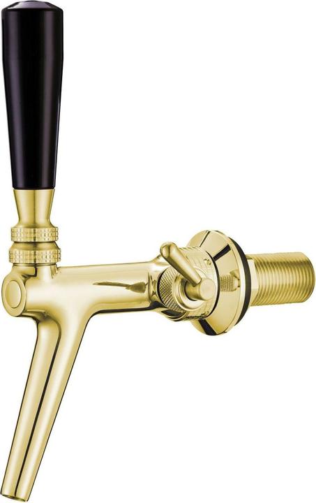 Produktbild Ich-zapfe Kompensatorhahn aus Chromnickelstahl mit Edelstahl Kompensator, Goldfarben