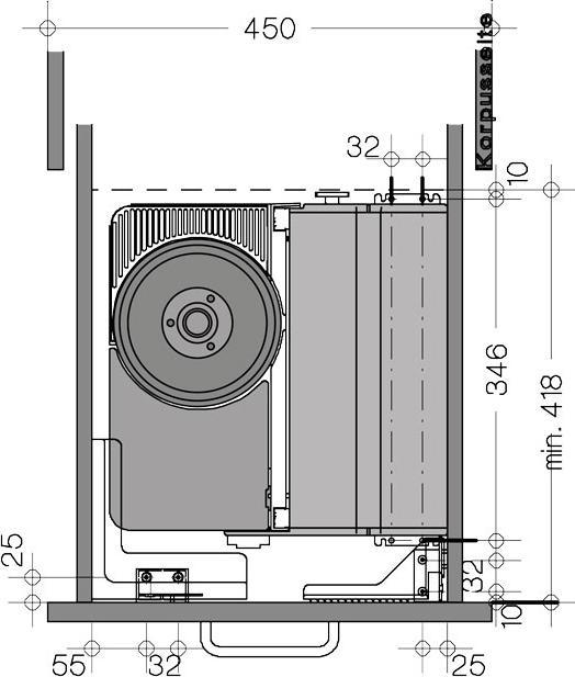 Image du produit Dr. Ritter Trancheuse universelle encastrable AES 72 SR