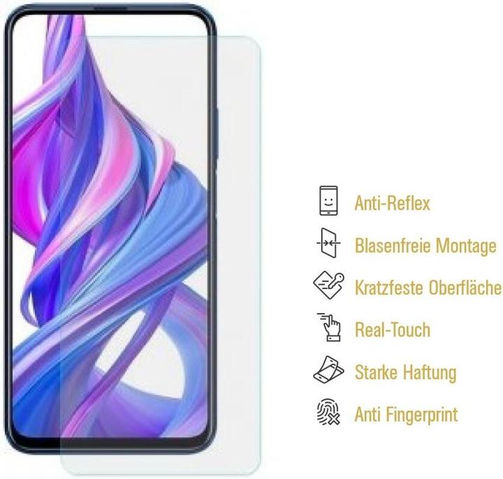 Actual product image Protectorking 6x Panzerfolie Anti-Shock matt entspiegelt (6 Piece, Honor 9X)