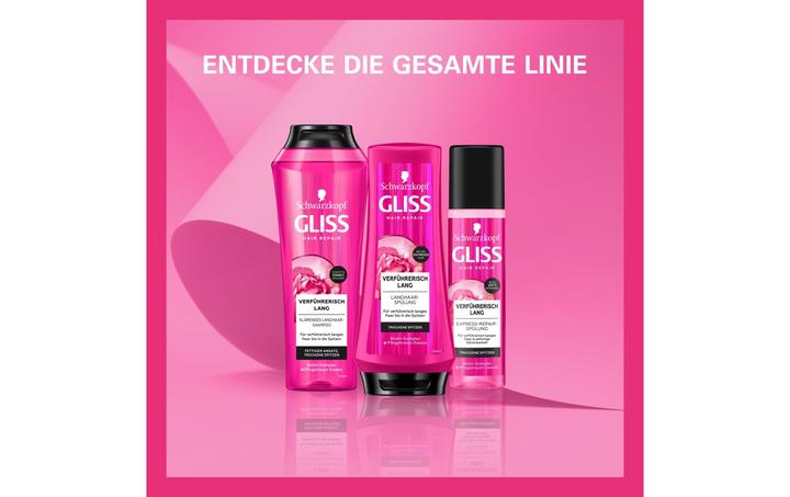 Produktbild Gliss Verführerisch Lang (250 ml, Flüssiges Shampoo)