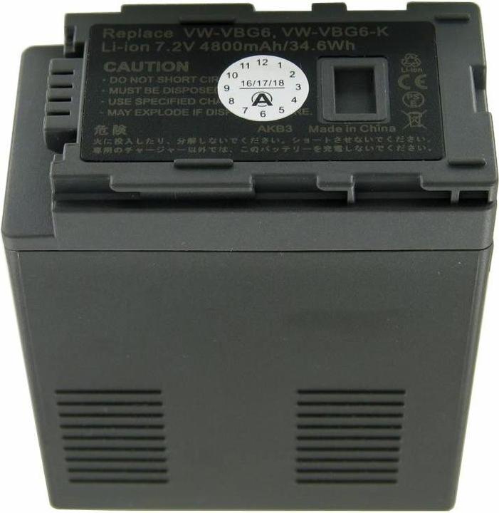 Produktbild AccuCell Akku Panasonic VW-VBG6 (Kamera Akku)