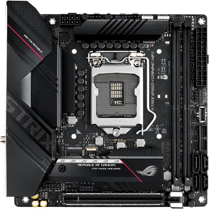 Produktbild ASUS MB ROG STRIX B560-I GAMING Intel,1200,DDR4,mITX (LGA 1200, Intel B560, Mini-ITX)