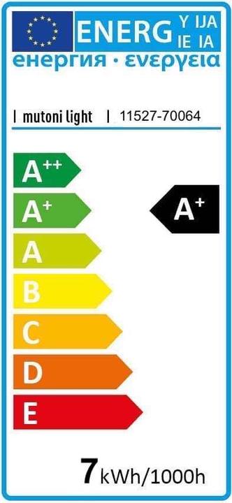 Energie-Label Globo LED Leuchtmittel 1xE27 LED (E27, 7 W, 4 x, F)