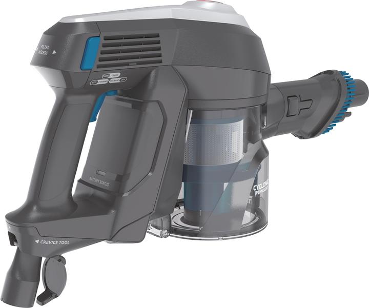 Image du produit Hoover HF122CAR 011 Battery Dry Textile Bagless 0.9 L 170 W Grey, Titanium