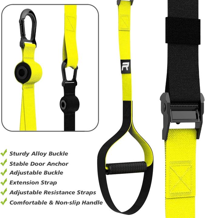 Immagine prodotto Rhinosport Set da allenamento con imbragatura, giallo