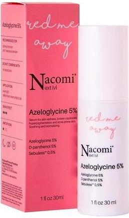 Actual product image Nacomi Next Level Azeloglycine 5% soothing face serum for capillary skin 30ml (30 ml)