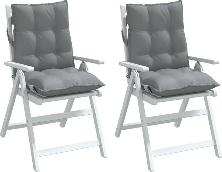 Produktbild VidaXL Niedriglehner-Auflagen 2 Stk. Oxford-Gewebe (100 x 50 x 7 cm)