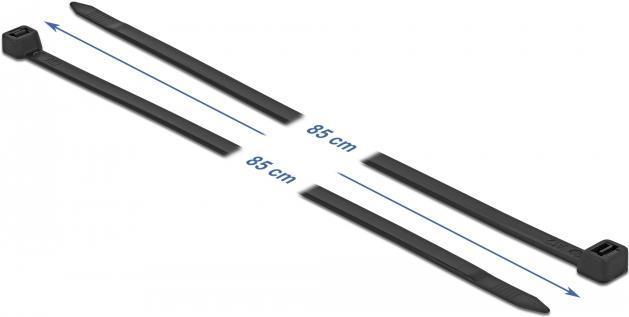 Produktbild Delock 19646 Kabelbinder Lösbarer Kabelbinder Nylon (e) (Kunststoffkabelbinder, 850 mm, 10 Stk.)