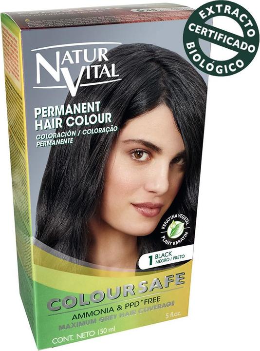 Image du produit Naturaleza Y Vida COLOURSAFE encre permanente #1-negro 150 ml (1)