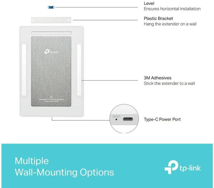 Actual product image TP-Link ARCHER AIR E5 - Archer Air E5 Dual Band Wi-Fi 6 Range Extender (2402 Mbit/s, 574 Mbit/s)