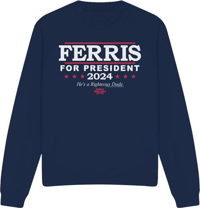 Immagine prodotto Ferris Bueller´s Day Off Ferris Bueller's Day Off Ferris For President Felpa Adulto Unisex (S)