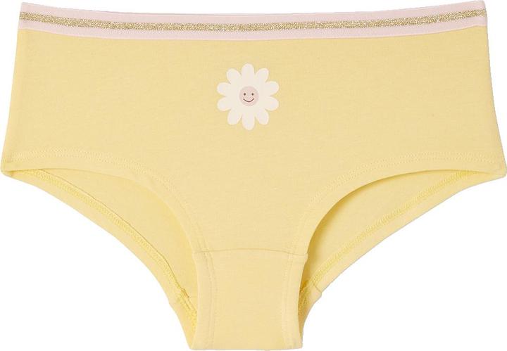 Immagine prodotto Vertbaudet Confezione da 7 pantaloncini da bambina in cotone biologico (92, Confezione da 7)